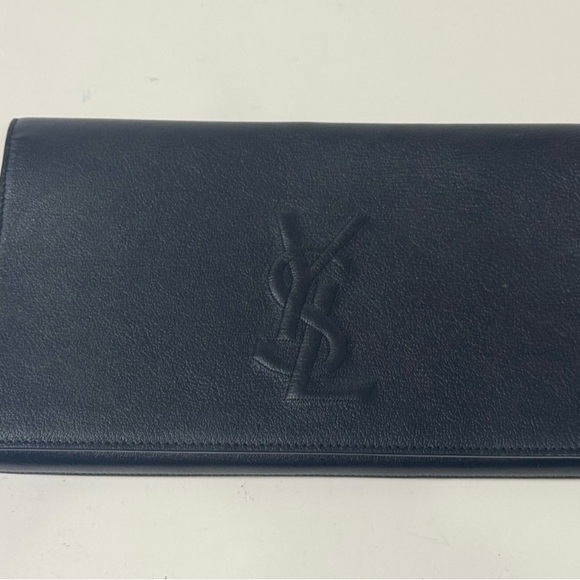 Yves Saint Laurent Black Clutch - Picture 1 of 6